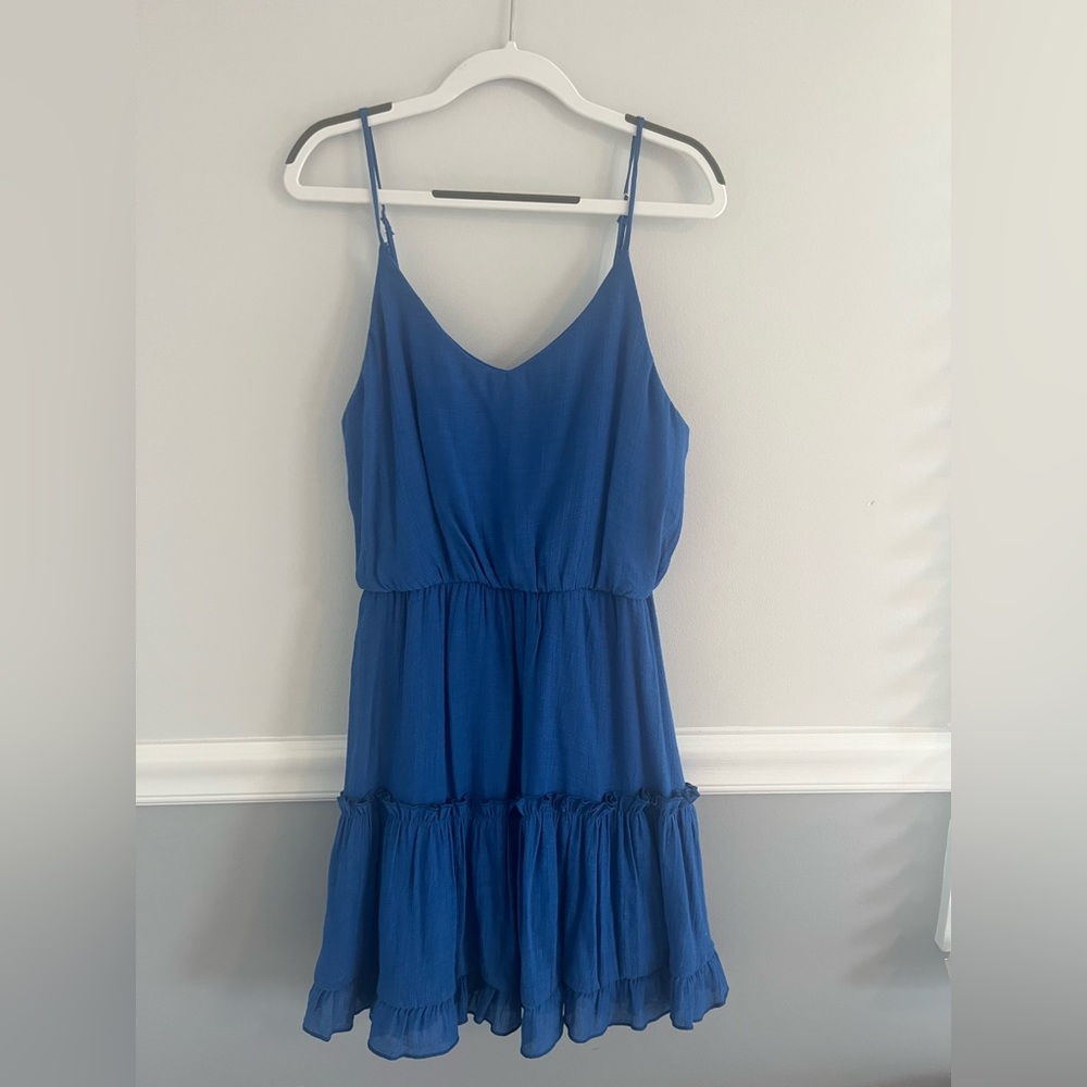 NWOT Altar'd State Blue Babydoll Mini Dress